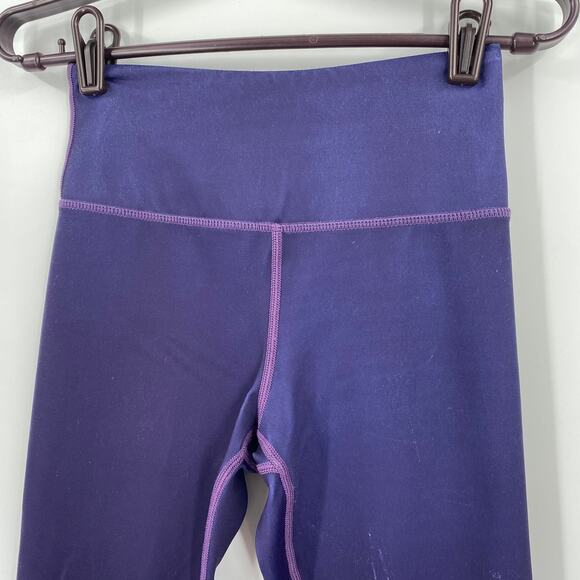 Zyia Active Purple Ombre Light N Tight Logo Leggings Size 2 - Picture 6 of 9